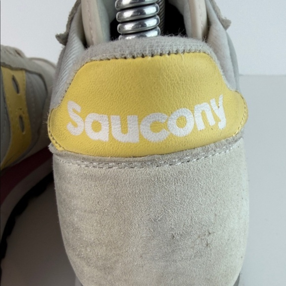 Saucony Jazz‎ Triple Women's Gray and Yellow Sneakers Size 6 - Picture 6 of 11
